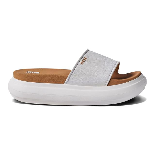 Women's Cushion Bondi Bay Slides  White 9