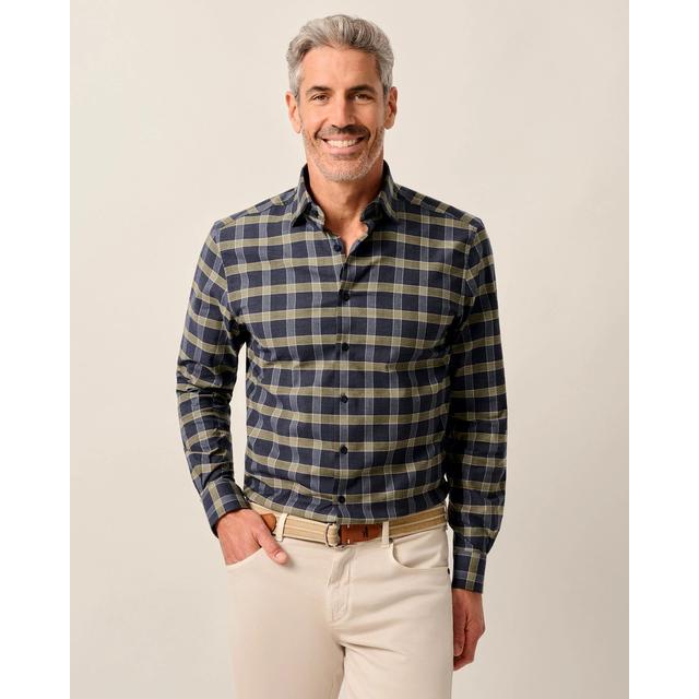 Men's Performance Flannel Button Down Shirt - Daylynn