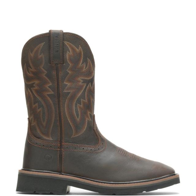 Men's Rancher Square-Toe Wellington Dk Brown/Rust