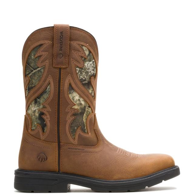 Mens Rancher Level Pull-On Steel-Toe Work Wellington