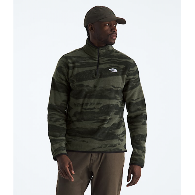 Men's Glacier Fleece ¼ Zip-Print