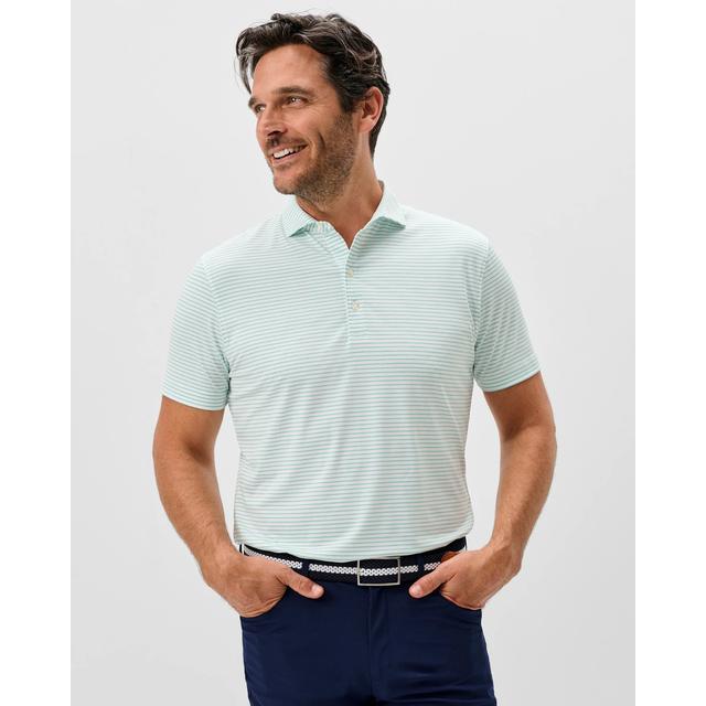 Men's Performance Jersey Polo - Michael Stripe