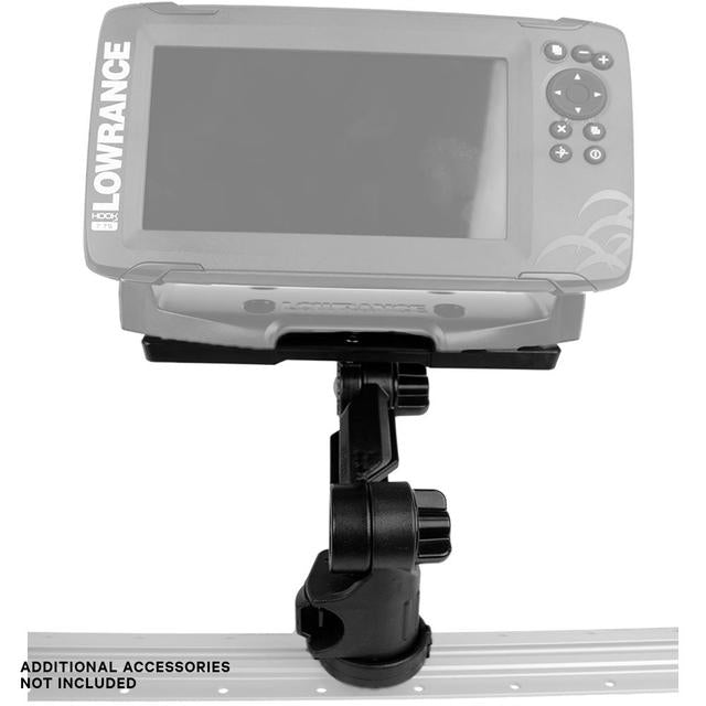 Fish Finder Mount W/LockNLoad Mounting System, Large Rectangular Base, 4" ext