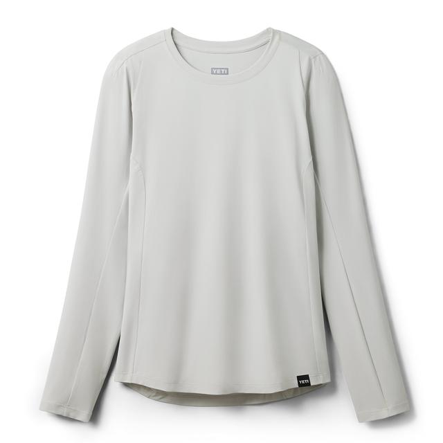 Women's Crew Neck Ultra Lightweight Sunshirt - Light Gray