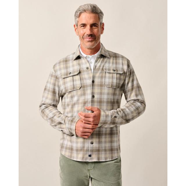 Marcelo Stretch Knit Flannel Lodge Shirt