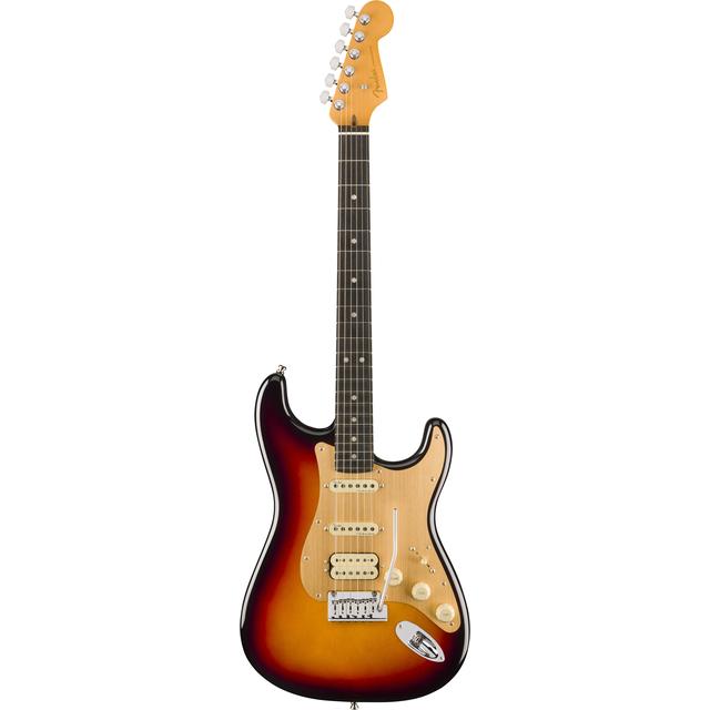 American Ultra II Stratocaster HSS, Ebony Fingerboard, Ultraburst