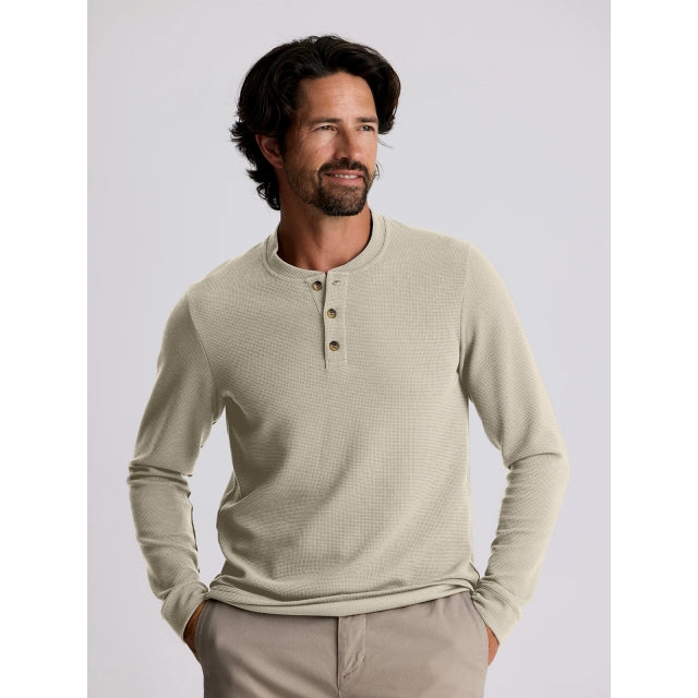 Men's Waffle Long Sleeve Henley