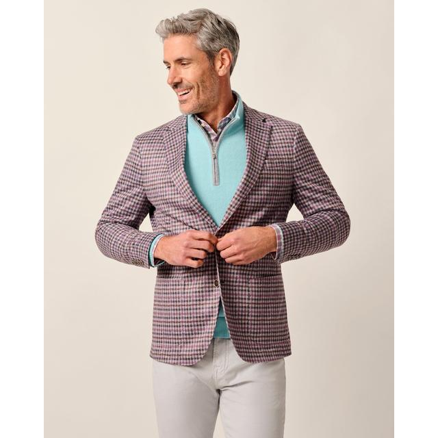 Tepper Top Shelf Coffee Check Knit Sport Coat