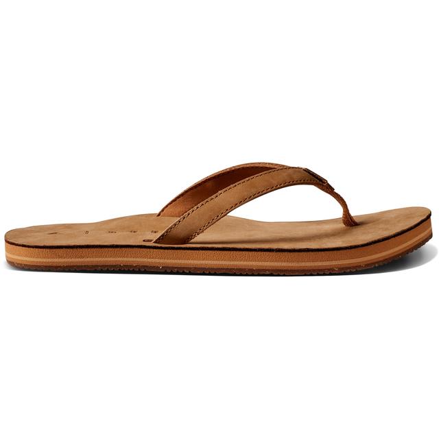 Women's Solana Leather Flip-Flops  Khaki