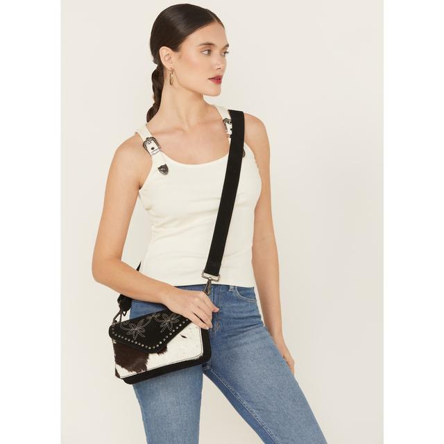 Women's Ember Hair on Hide Crossbody Bag