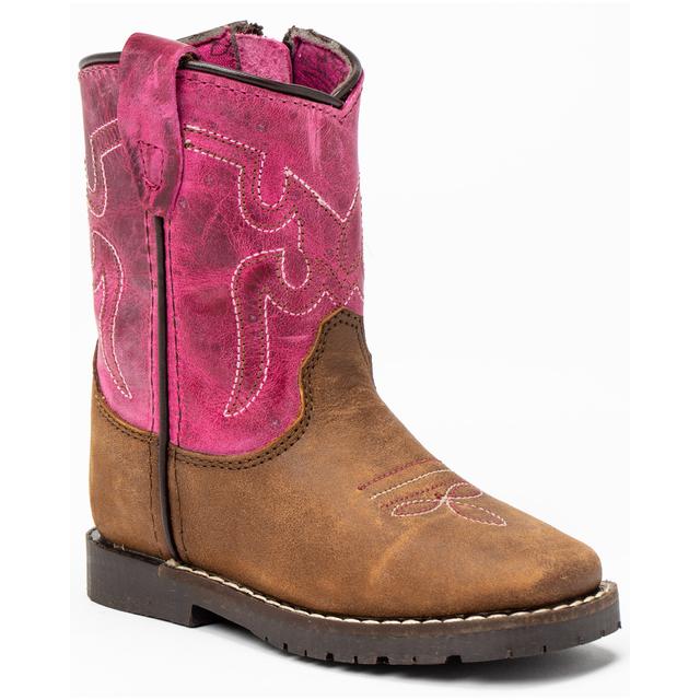 Toddler Girls' Lil Lainie Western Boots - Round Toe