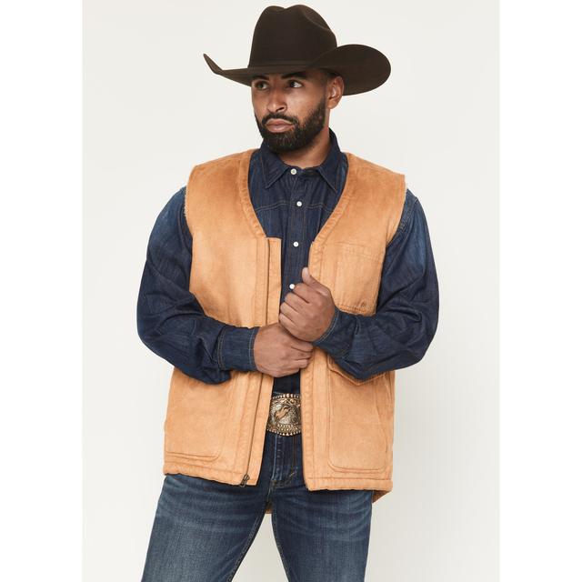 Men's Averill Oilskin Sherpa Lined Vest