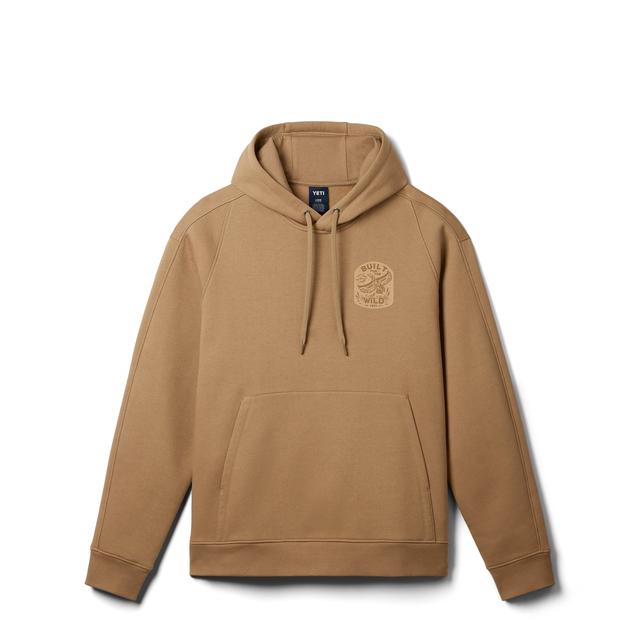Built for the Wild Badge Fleece Hoodie - Brush Brown - XS