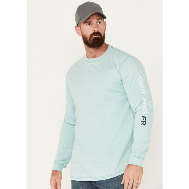 Men's FR Logo Long Sleeve Stretch Work T-Shirt - Tall