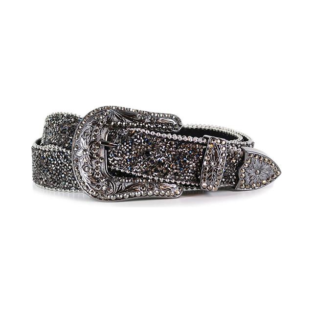 Women's Crystal Studded Belt