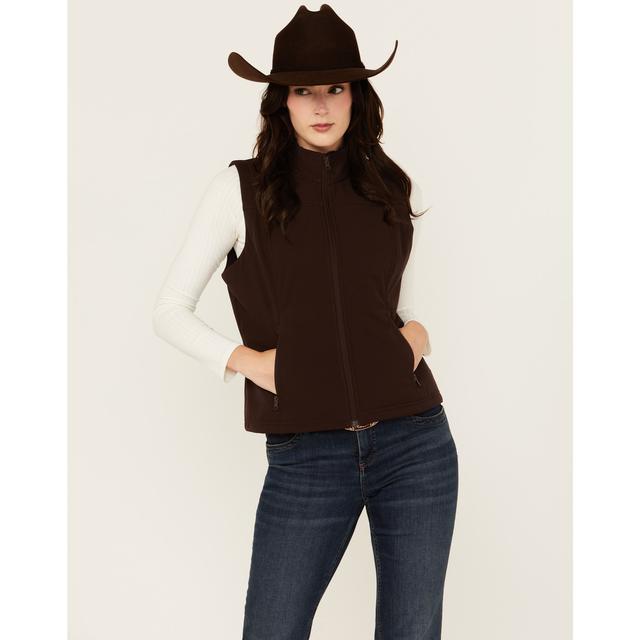 Women's Solid Softshell Vest