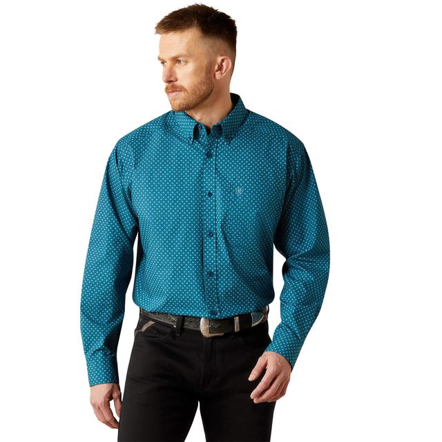 Men's Tyce Classic Fit Shirt in Dark Teal