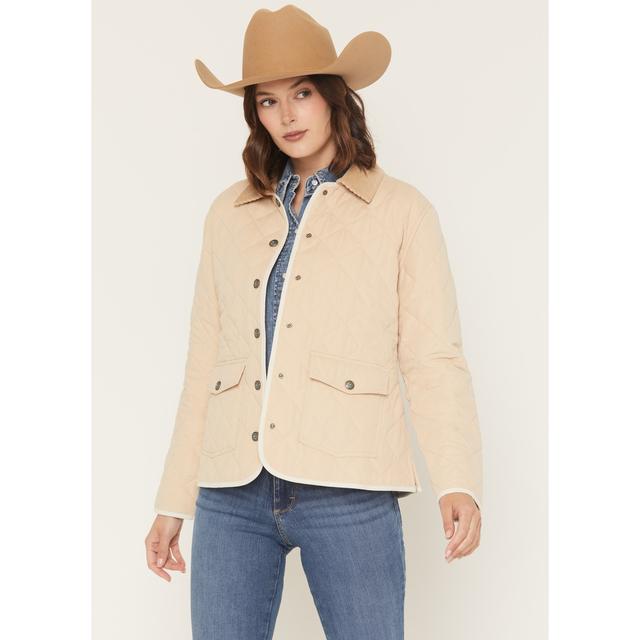 Women's Peached Poplin Quilted Jacket