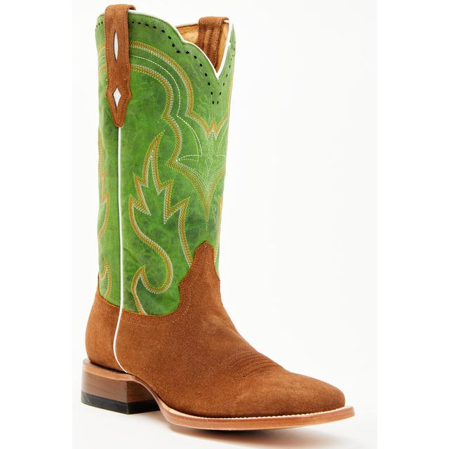 Men's Tomahawk Roughout Tall Western Boots - Broad Square Toe