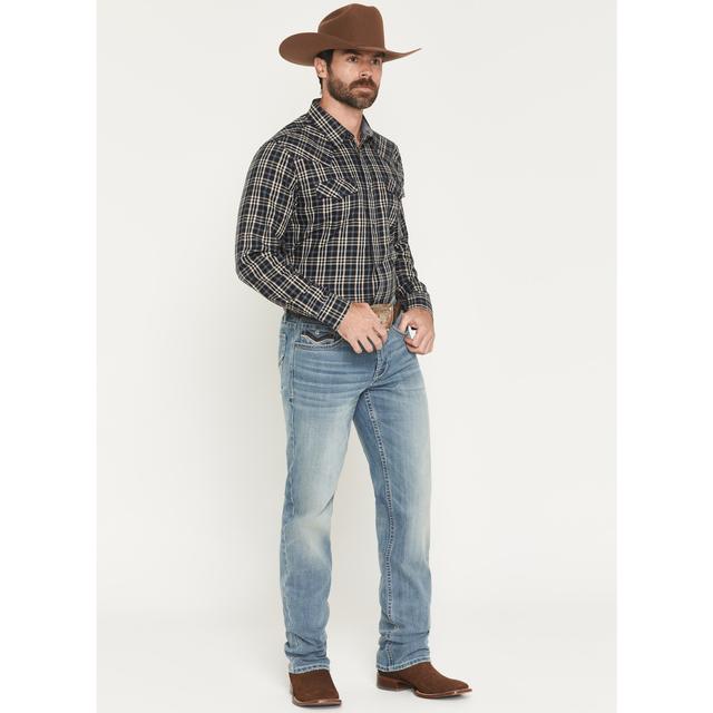 Men's Rowdy Wash Jackson Slim Straight Stretch Denim Jeans