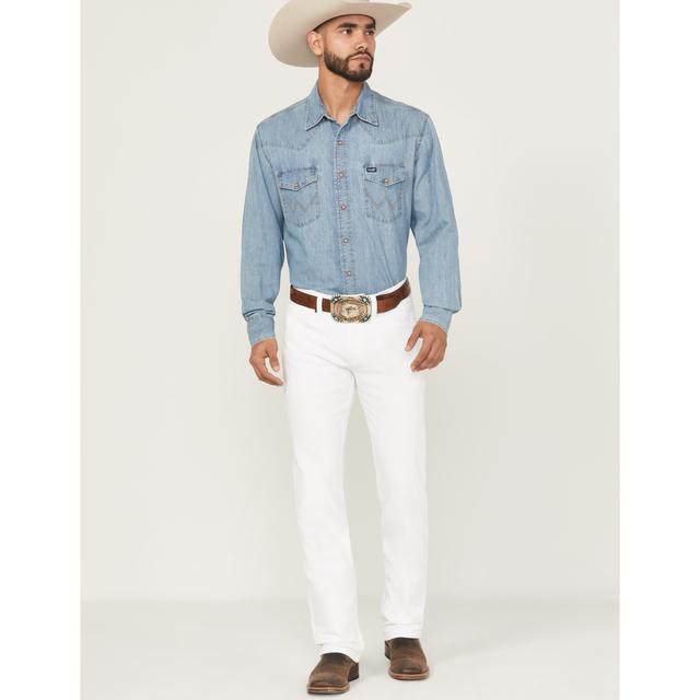 Men's Blanco Wash Jackson Slim Straight Stretch Denim Jeans