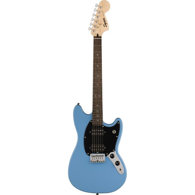 Squier Sonic Mustang HH, Laurel Fingerboard, Black Pickguard, California Blue