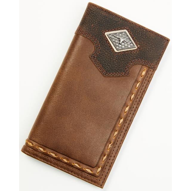 Men's Buck Stitch Concho Rodeo Wallet