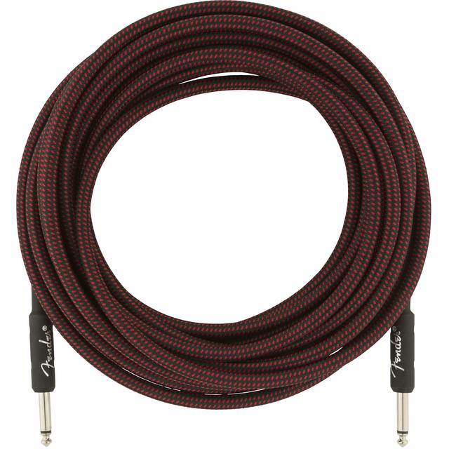 Professional Series Instrument Cable, 25', Red Tweed