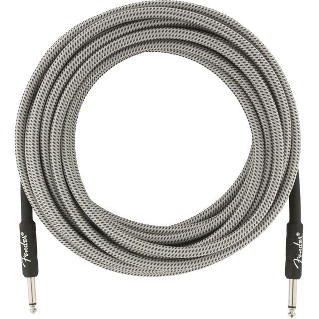 Professional Series Instrument Cable, 25', White Tweed