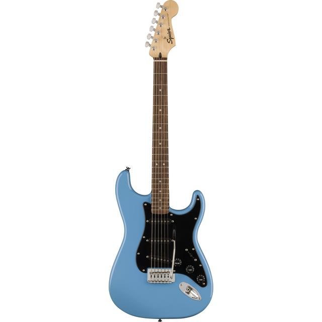 Squier Sonic Stratocaster, Laurel Fingerboard, Black Pickguard, California Blue