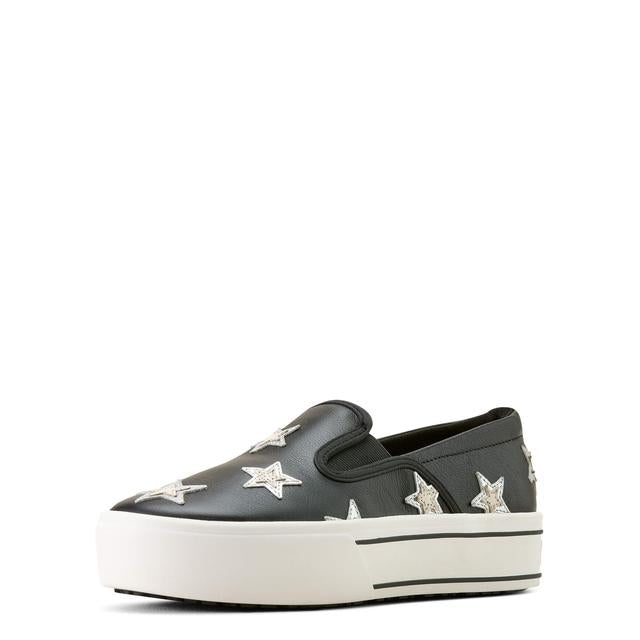 Women's Skylar Star Slip On Shoe in Inkwell Black