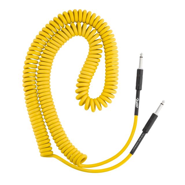 30' Coil Cable, x Third Man Hardware, Yellow