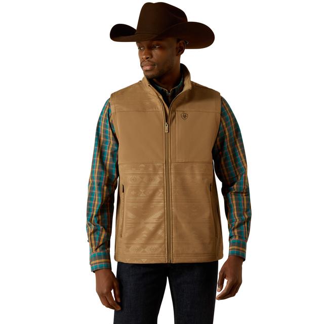 Men's Vernon Softshell Vest in Khaki Southwest