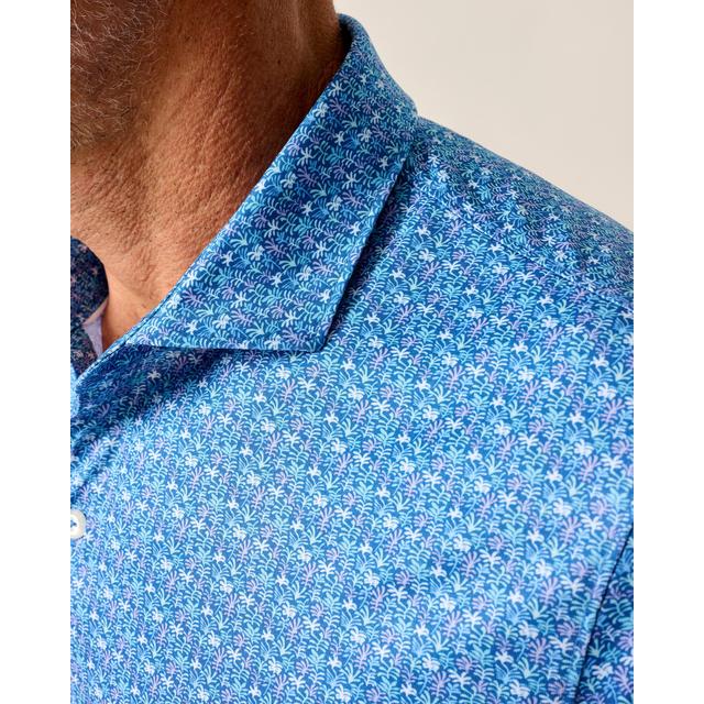 Performance Jersey Polo - Floral Reef
