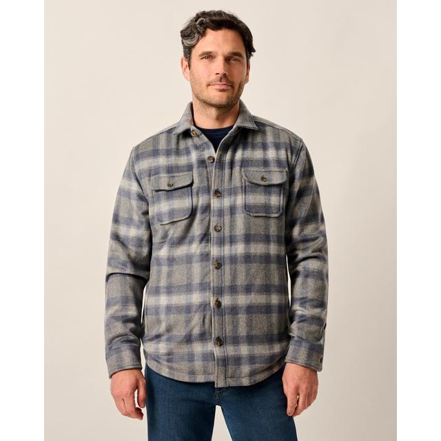 Hassler Cashmere Blend Sherpa-Lined Shacket