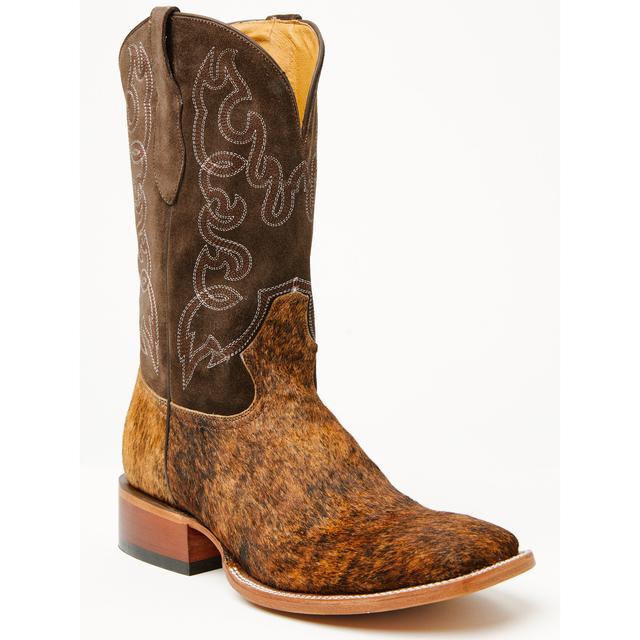 Men's Badlands Cowhide Western Boots - Broad Square Toe