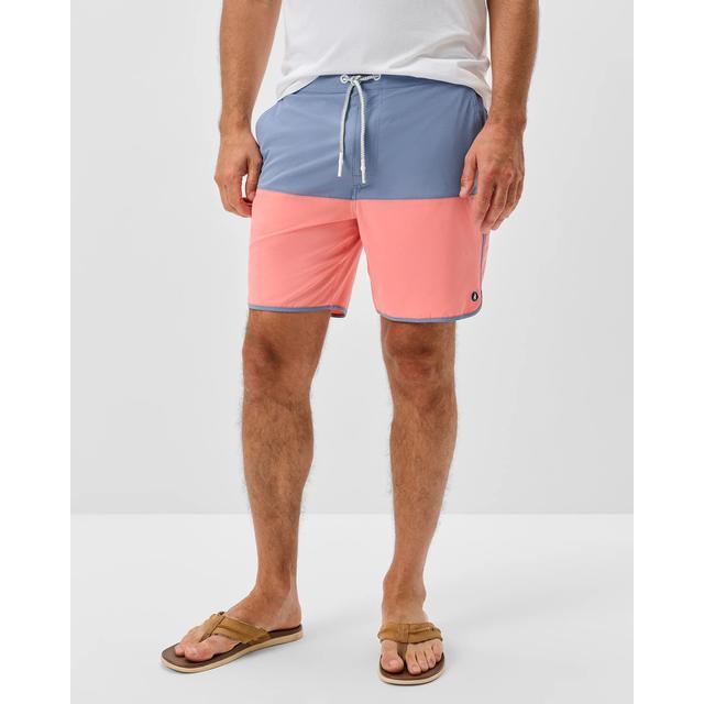 Men's Tully Half Elastic 7" Surf Shorts - Scalloped Hem