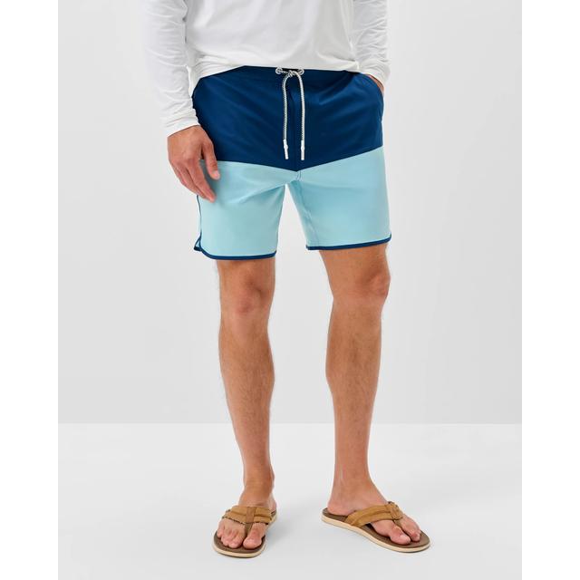 Men's Tully Half Elastic 7" Surf Shorts - Scalloped Hem