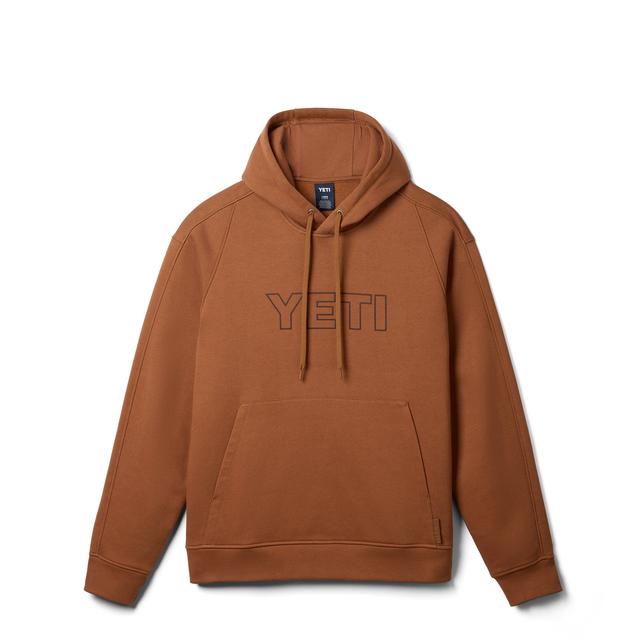 Logo Built for the Wild Fleece Hoodie - Rust - XL