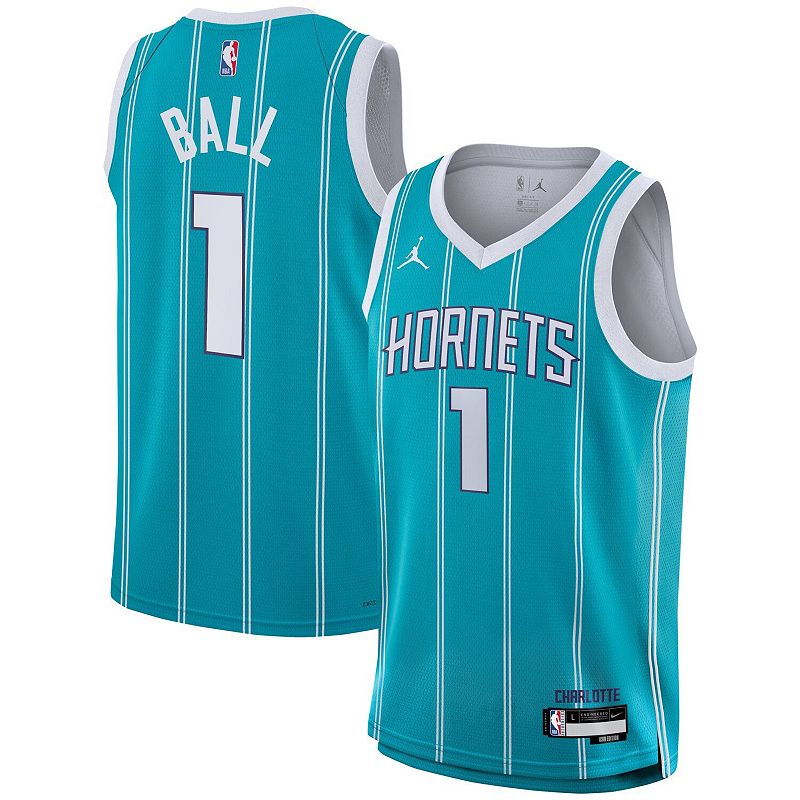 Youth Charlotte Hornets Lamelo Ball #1 Teal Swingman Jersey