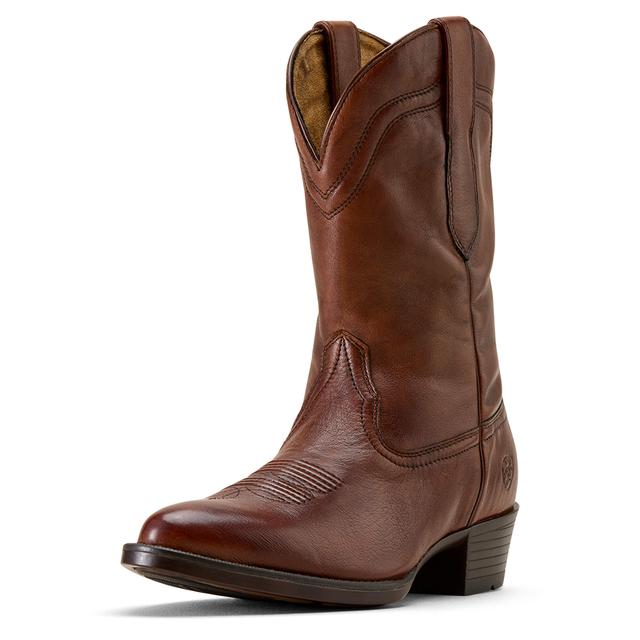 Men's Easton R Toe Cowboy Boots in Honey Bee