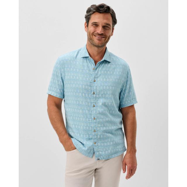 Men's Short Sleeve Hangin' Out Button Down Shirt - Beachley