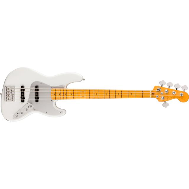 American Ultra II Jazz Bass V, Maple Fingerboard, Avalanche