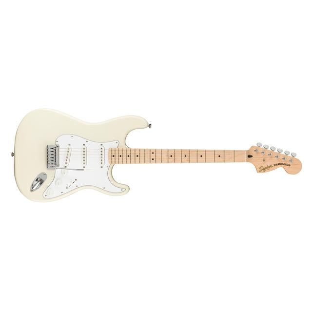 Affinity Series Stratocaster, Maple Fingerboard, White Pickguard, Olympic White