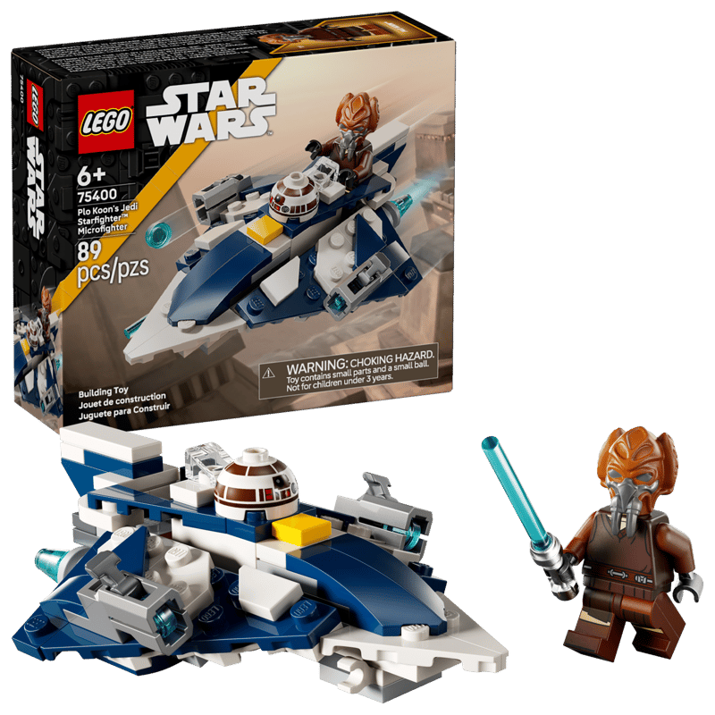 Plo Koon's Jedi Starfighter Microfighter Star Wars | Lego