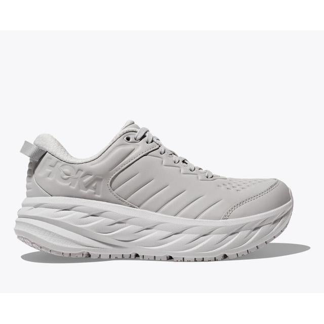 Hoka Men's Bondi Slip Resistant Harbor Mist Lunar Rock - Rock / 11 / D