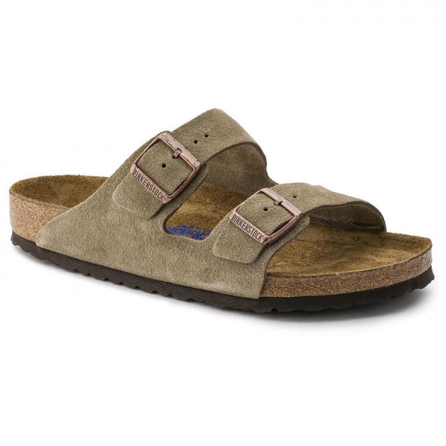 Birkenstock Arizona Taupe Suede Soft Footbed 0951301/0951303 - Taupe / 45 / R