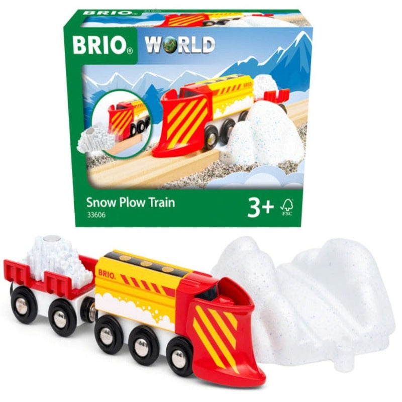BRIO Snow Plow Train