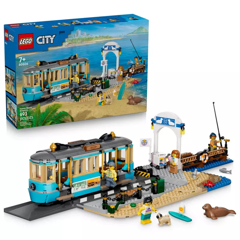 Classic Beach Streetcar City Trains | Lego
