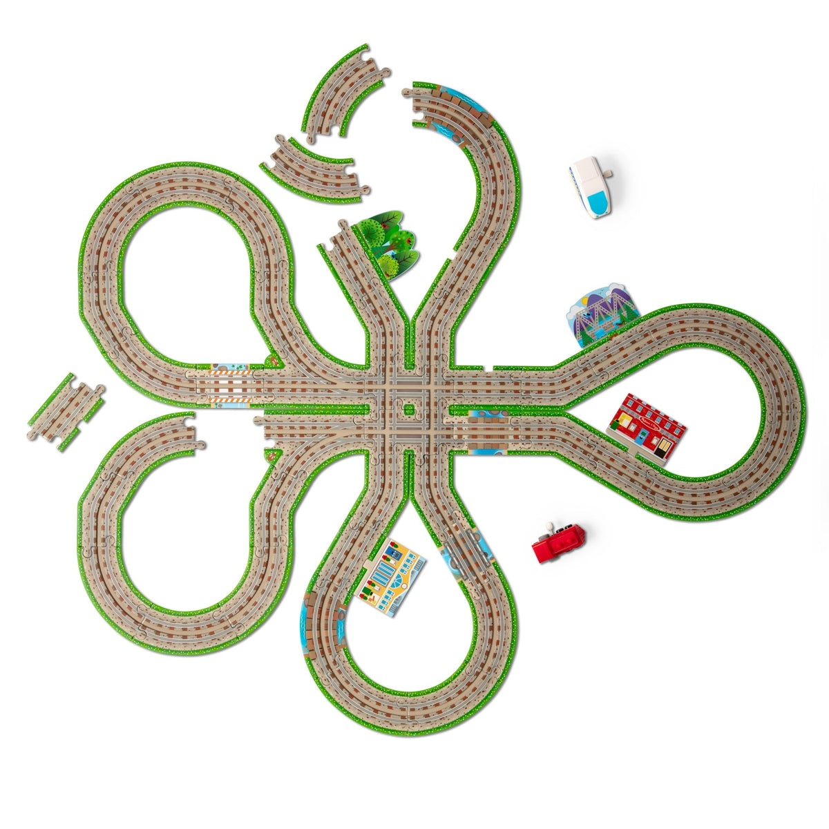 BYO Tracks Floor Puzzle